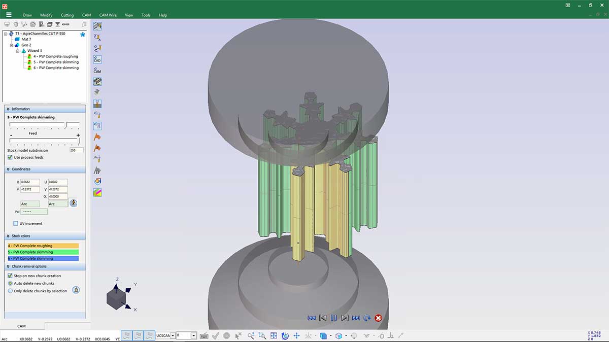 Machining simulation