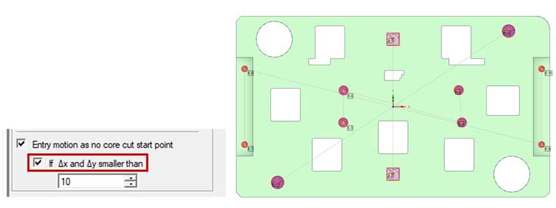 Single input motion for elements grouped by the user